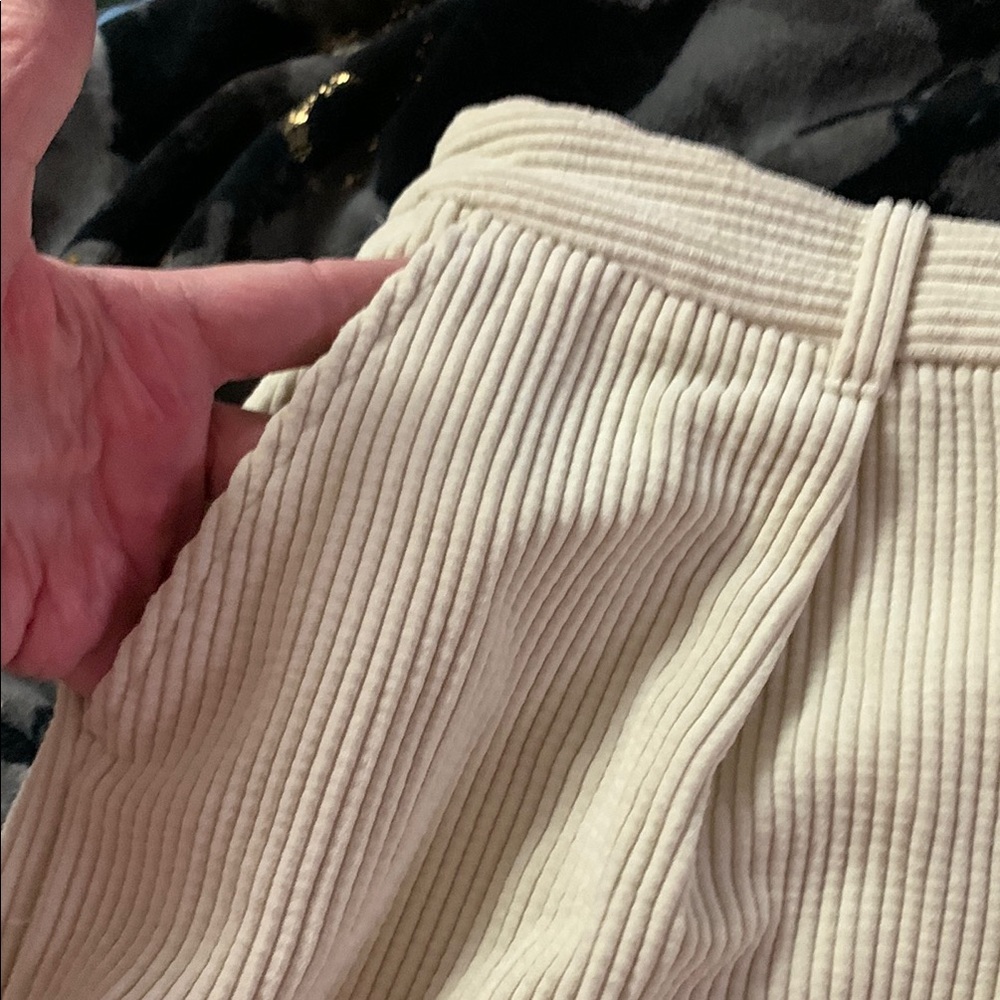 Who What Wear Cream Wide Leg Pants - Picture 10 of 13